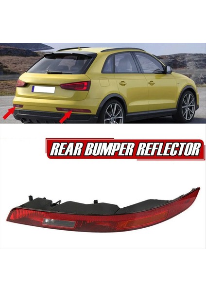 Audi Q3 2016 2017 2018 Araba Arka Arka Tail Işık Dönüş Sinyal Fren Işığı Reflektör Lambası 8u0 945 095 B Sol (Yurt Dışından) fiyatları