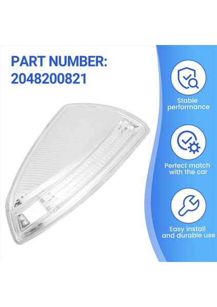 Sağ Taraf Dikiz Aynası Dönüş Sinyali Lambası Mercedes-Benz W164 W204 W639 ML300 ML320 ML500 C250 C300 C350 (Yurt Dışından) indirimleri