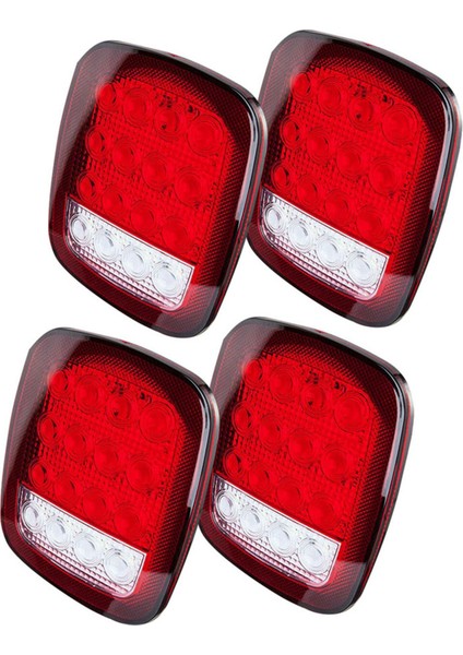 2x LED Kuyruk Işık Arka Işık Fren Ters Tur Sinyal Jeep Wrangler Tj Cj Yj (Yurt Dışından)