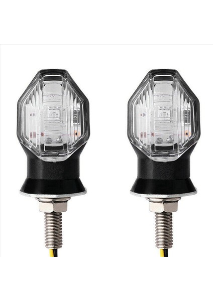 4pcs Evrensel Motosiklet Dönüş Sinyal Göstergesi Işık Lamba Ampulleri Siyah Amber 12V (Yurt Dışından) fiyatları