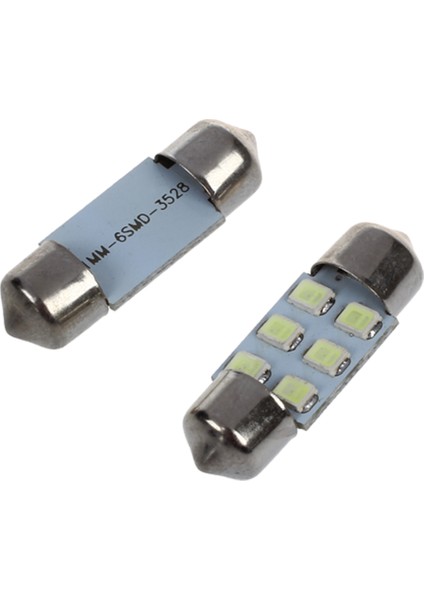 10 x 6 3528 Smd LED Festous Lamba Festoon Iç Aydınlatma 31 mm 12V Beyaz (Yurt Dışından) fiyatları