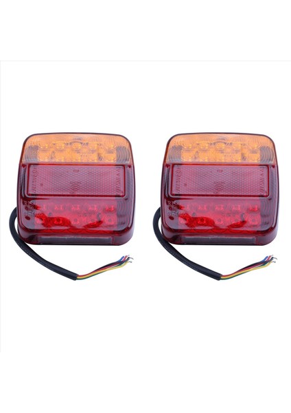 4x 12V LED Arka Işıklar Durdurma Göstergesi Tekne Araba Römorku Kamyonu Su Geçirmez Sinyal (Yurt Dışından)