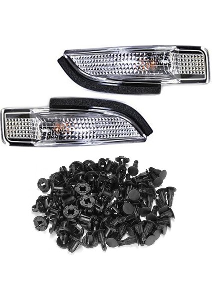 50PCS Tampon Fender Perçin Push Klipler Tutucu ve 2pcs Yan Ayna Göstergesi Dönüş Sinyali Işık Lambası Toyota Camry Için Uyum (Yurt Dışından)