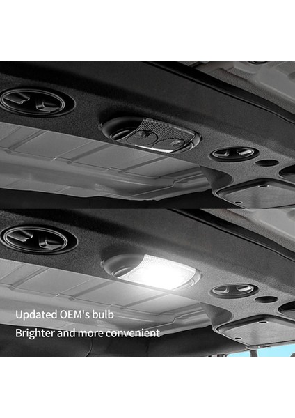 Jk Dome Ampuller Iç Parlak Beyaz Üst LED Okuma Haritası Işıkları Kiti Jk Jk 2007-2017 4 Kapı-3 Pcs (Yurt Dışından) modelleri