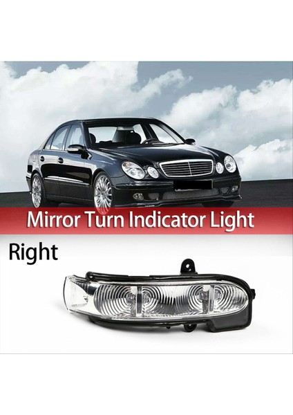 Araba Sağ Arka Görünüm Yan Ayna LED Dönüş Sinyali Göstergesi Mercedes Benz W211 W463 W461 C/e Sınıfı 2004-2012 (Yurt Dışından) fırsatları