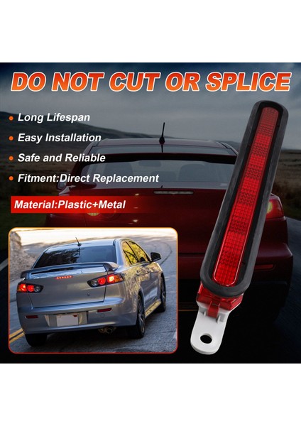 Araba Mitsubishi Lancer x 2008-2016 Için Araba Üçüncü Arka Fren Lambası Fren Uyarı Lambası 8334A014 (Yurt Dışından) modelleri