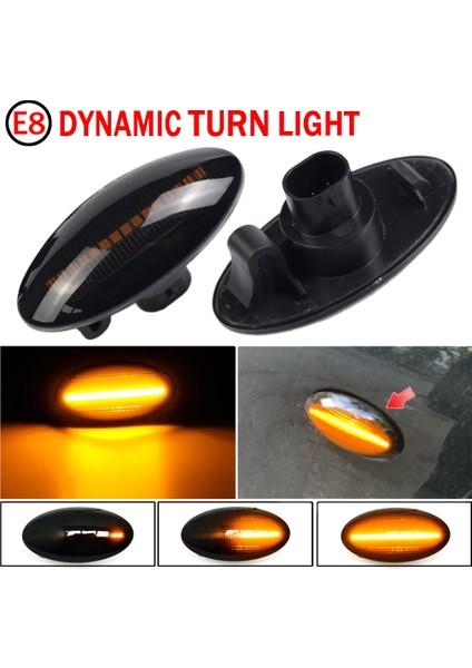 Araba Dinamik LED Yan Işaretleyici Işık Dönüş Sinyali Işığı Suzuki Apv Arena Için Alto Grand Vitara Ignis Jimny Sx4 (Yurt Dışından) modelleri