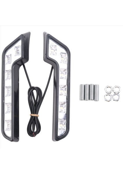 2x 12V Süper Parlak Drl LED Arabalar Için Gündüz Koşu Işık (Yurt Dışından)