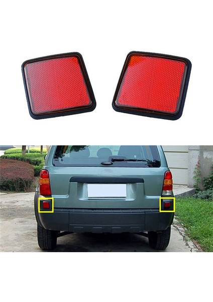 Ford Escape Kuga Maverick 2005 2006 2007 Foglight Lambası Garnitür Trim Kapak Paneli Için Arka Tampon Reflektörü (Yurt Dışından) fırsatları