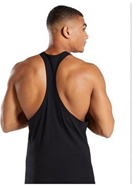 Siyah Workout Master Sporcu Atleti Fitness Tank Top Şık Tasarım ve Nefes Alabilir Kumaş fiyatları