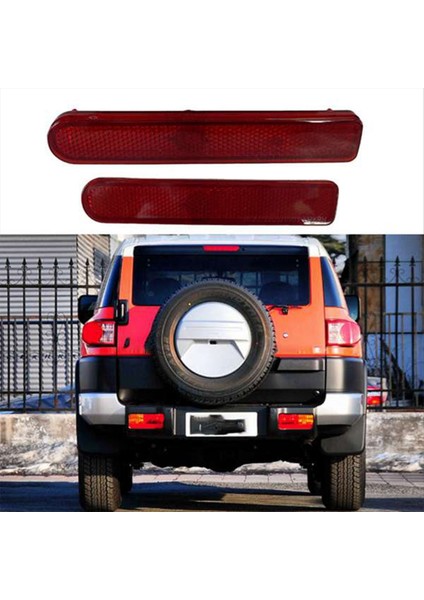 Toyota Fj Cruiser Için 1 Çift Lh+Rh Evrensel Otomobil Reflektörü 2007-2014 Arka Tampon Arka Sis Far 175323001 8191035060 (Yurt Dışından) fiyatları