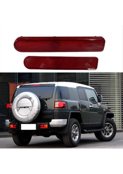 Toyota Fj Cruiser Için 1 Çift Lh+Rh Evrensel Otomobil Reflektörü 2007-2014 Arka Tampon Arka Sis Far 175323001 8191035060 (Yurt Dışından) fırsatları