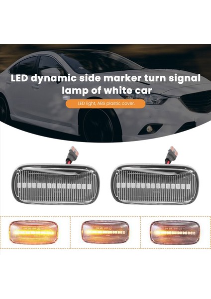 Araba LED Dinamik Yan Işaretçi Sinyal Lambası Honda Accord Için Civic Acura Cr-V Fit Jazz Odyssey Beyaz (Yurt Dışından) indirimleri