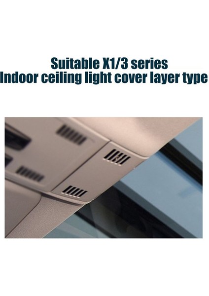 Gri Araba Iç Çatı Okuma Lamba Çerçevesi Trim Aksesuar Bmw X1 E84 2009-2015 3 &#39 E91 2005-2012 51448036236 (Yurt Dışından) indirimleri