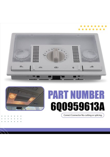 6Q0959613A Araba Ön Okuma Işık Kubbesi Lamba Işık Anahtarı Vw Beetle Jetta Beetle Octavia Fabia Polo 9n 6r Touran (Yurt Dışından) indirimleri