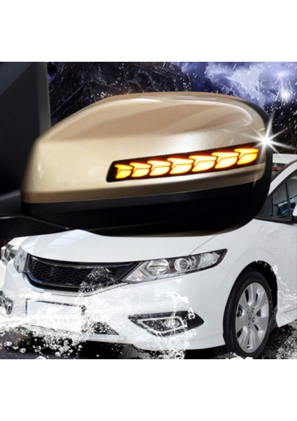 Araba Dinamik LED Dikiz Aynası Göstergesi Honda Civic Jade Crider City Için Arka Görünüm Ayna Dönüş Sinyal Lambaları (Yurt Dışından) indirimleri
