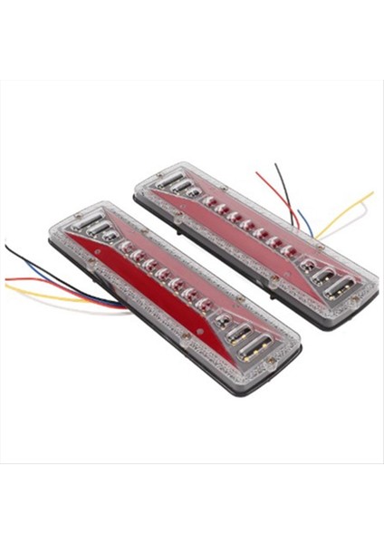 12V Taet Işık LED Dinamik Kamyon Işıkları Arka Fren Işıkları Sinyal Track Traktör Işık Römork Bus (Yurt Dışından)