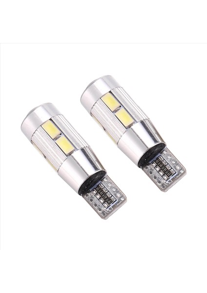 2pcs W5W T10 12V 6000K 5630 10 Smd Araba LED Ampul Kanbus Plakası Yan Dönüş Singal Işık Süper Parlak Beyaz (Yurt Dışından) modelleri