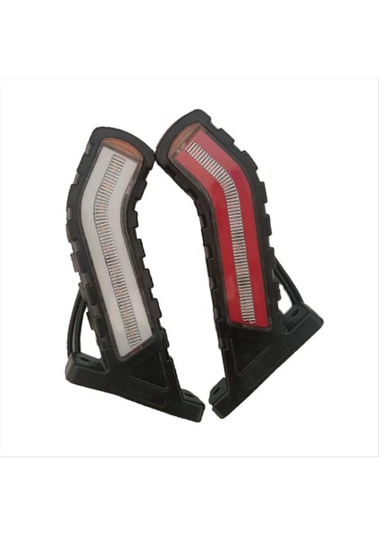 Kamyon Yan Işıklar Çalışan Su Kuyruk Işıkları Su Geçirmez Römork LED Aydınlatma Neon Saplı Yan Işaretçi Lambası 24V 2 Pcs (Yurt Dışından)