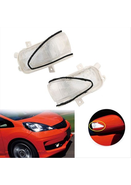 1 Çift Araba Dikiz Aynası Işık Dikizli Ayna Dönüş Sinyali 34350-TG5-H01 34300-TG5-H01 Honda Fit Caz 2009-2013 (Yurt Dışından) fiyatları