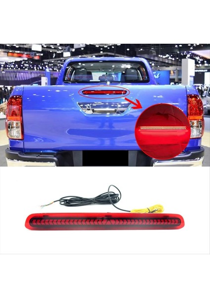 Toyota Hilux Revo 2015-2021 Üçüncü Fren Işığı Bagaj Kapağı Reflektör Işığı (Yurt Dışından) modelleri