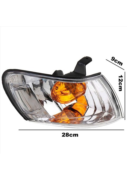 2 Çift Araba Ön Köşe Lamba Toyota Corolla AE100 AE101 E100 1993 1994 1995 1996 1997 Sinyal Lambası (Yurt Dışından) fırsatları