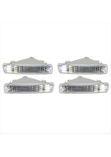 4pcs Araba Ön Tampon Toyota Land Cruiser Için Sinyal Lambası 80 Serisi 1991-1998 LC80 FJ80 FZJ80 HDJ80 HZJ80 4500 4 5l (Yurt Dışından)