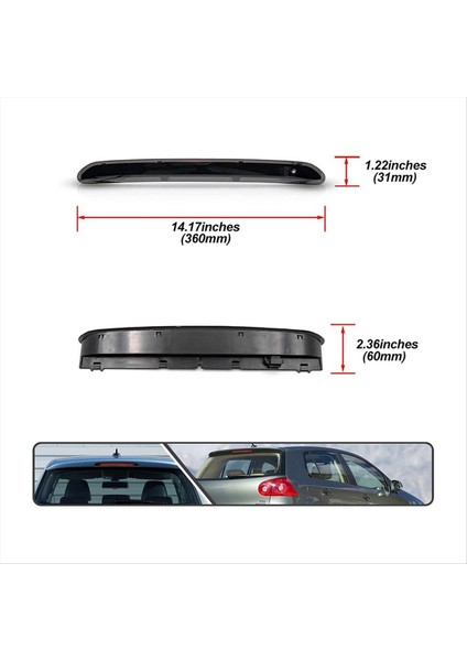 Araba Monte Fren Lambası Üçüncü Fren Işık Sinyal Lambası 1K6945097A Vw Jetta Gtı Passat Tiguan Tavşan Için 1K6945097G (Yurt Dışından) fiyatları