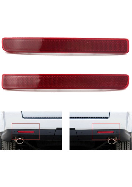 Araba Otomatik Kırmızı Lens Arka Fren Arka Tampon Işık Köşesi Reflektör Land Rover Discovery Için Arka Maddi Marka 3 4 Range Rover Sport (Yurt Dışından) modelleri