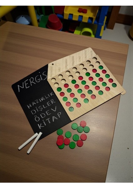 Kids Benim Günlük Rutinim, Kara Tahtalı, Görev, Alışkanlık Panosu, Görev Takip Çizelgesi, To Do List