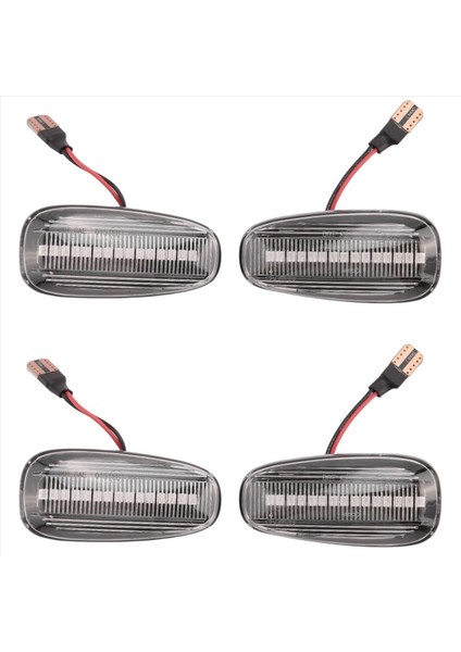 4pcs Araba Yan Işaretçi Işık LED Turn Sinyal Gösterge Lambası Opel Zafira A 99-05 Astra G 98-09 Beyaz (Yurt Dışından)
