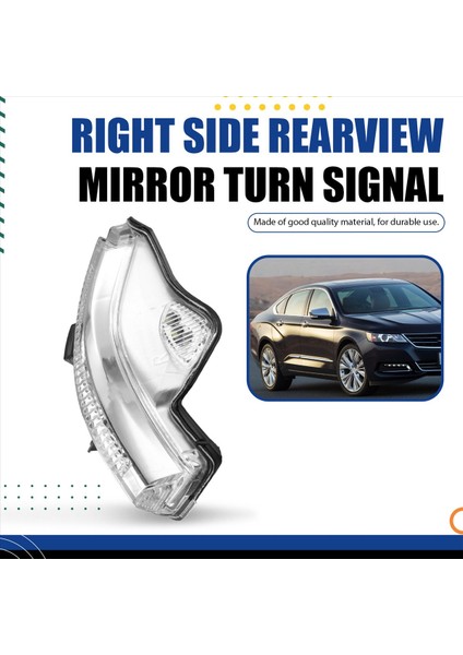 22936931 Chevy Impala Için 2014-2020 Araba Ön Kapı Dış Ayna Turn Sinyal Lambası Sağ (Yurt Dışından) fırsatları