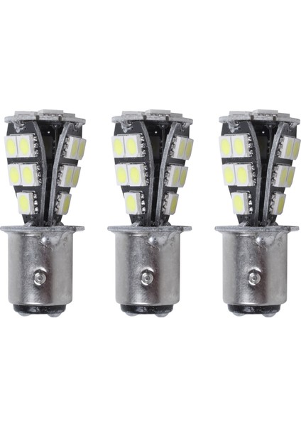 3x 1157 P21W BAY15D 5050 18 Smd LED Kuyruk Fren Durdur Ampul Beyaz (Yurt Dışından)
