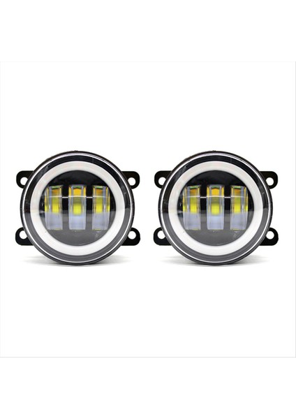 2pcs 4inch LED Sis Farları Halo Ring Drl Kapalı Yol Sis Lambası Chevrolet Wrangler Jk Tj Lj Dodge Yolculuğu (Yurt Dışından)