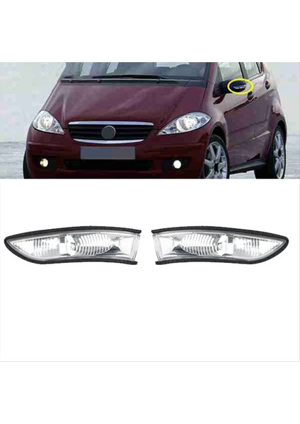 Mercedes-Benz Için Dış Ayna Gösterge Lambası A B Sınıfı W169 W245 Yan Ayna LED Turn Sinyal Işığı A1698200621 R (Yurt Dışından) modelleri