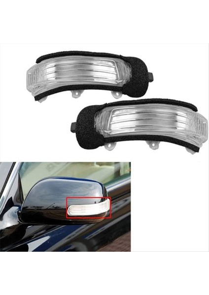 1 Çift Araba Dikiz Aynası Işığı Dikiz Aynası Dönüş Sinyali 81730-22180 81740-22180 Toyota Reiz Corolla (Yurt Dışından) fiyatları