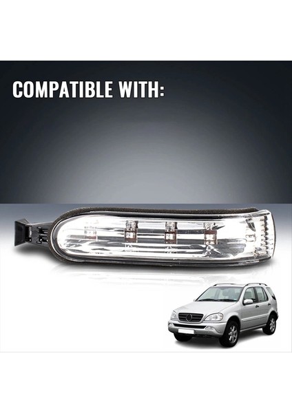 Yan Kapı Ayna LED Gösterge Işığı Mercedes ml Sınıfı W163 2002-2005 Dikiz Dönüş Sinyal Lambası A1638200521 Sol (Yurt Dışından) indirimleri