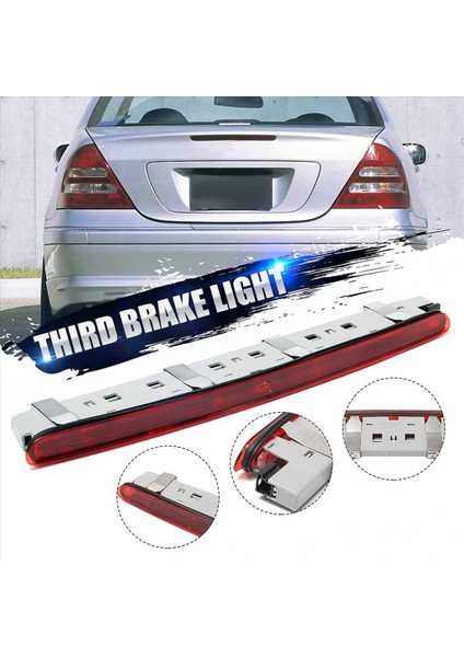 2x Araç Arka Tampon LED Fren Işığı Benz W203 C-Sınıfı 2000-2007 2038201456A 2038200156 (Yurt Dışından) fırsatları