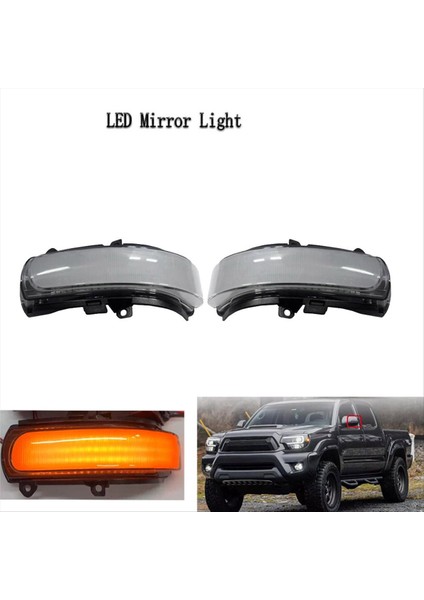 1 Pair Dikiz Aynası Dönüş Sinyali Toyota Için Sinyal Işığı Corolla Rukus Zelas Paso Auris Scion Yan Ayna Göstergesi Lamba B B (Yurt Dışından) fiyatları