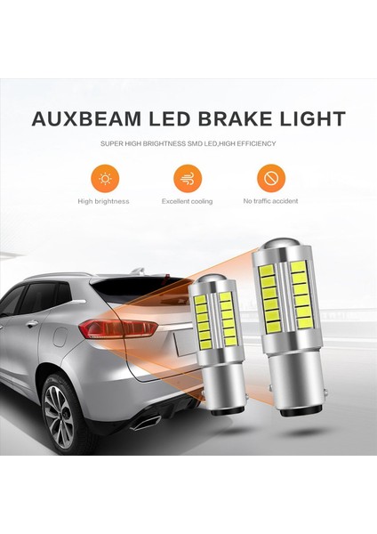 Süper Parlak LED 1157 LED Ampul P21/5W BAY15D LED 33SMD 5730 Yonga Setleri Xenon White (12 Set) (Yurt Dışından) indirimleri