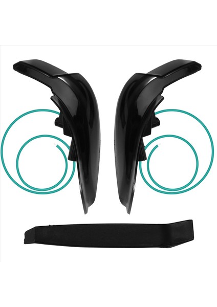 Araba Dinamik Dikiz Ayna Lambası Dönüş Sinyal Işıkları LED Gösterge Işıkları Bicolor Işık Toyota Avalon Camry Corolla (Yurt Dışından)