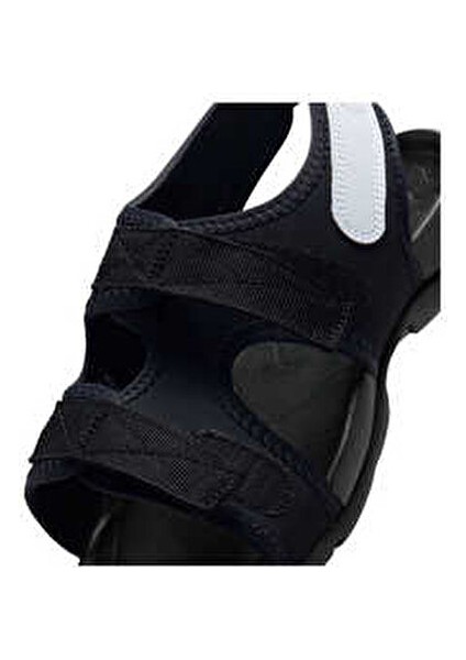 Sunray Adjust 6 (Ps) Çocuk Siyah Sandalet Esnek Malzeme ile Oynarken Güvenli Uyum Sağlar