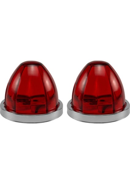 2pcs Karpuz Işıkları LED Yan Işaret Göstergesi Dönüş Sinyal Fren Lambası Yarı Kamyon Römorku Parıltılı Tekerlek Işıkları (Yurt Dışından)