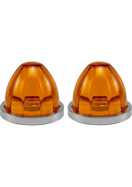 2pcs Karpuz Işıkları LED Yan Işaret Göstergesi Dönüş Sinyal Fren Lambası Yarı Kamyon Römorku Parıltılı Tekerlek Işıkları C (Yurt Dışından)