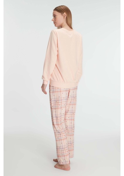 Pamuklu Kışlık Uzun Kol Kadın Pijama Takım fiyatları