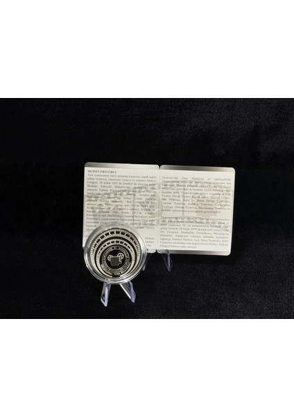 Muhsin Ertuğrul – Geleneksel Türk Tiyatrosu Serisi No:6 Gümüş Hatıra Sikkesi (Darphane, 925 Ayar, Proof) modelleri