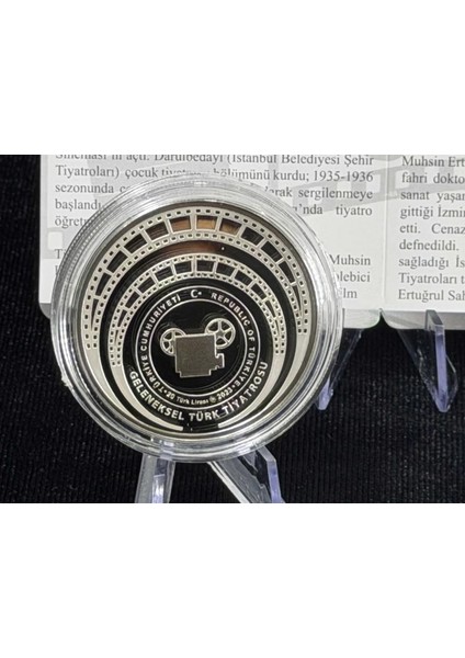 Muhsin Ertuğrul – Geleneksel Türk Tiyatrosu Serisi No:6 Gümüş Hatıra Sikkesi (Darphane, 925 Ayar, Proof) fırsatları