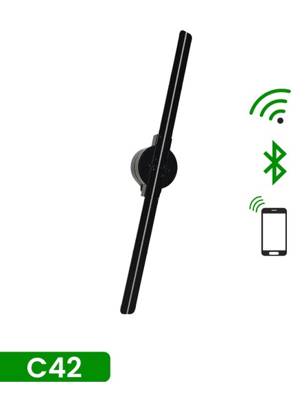 C42 42CM 3D Hologram Fan