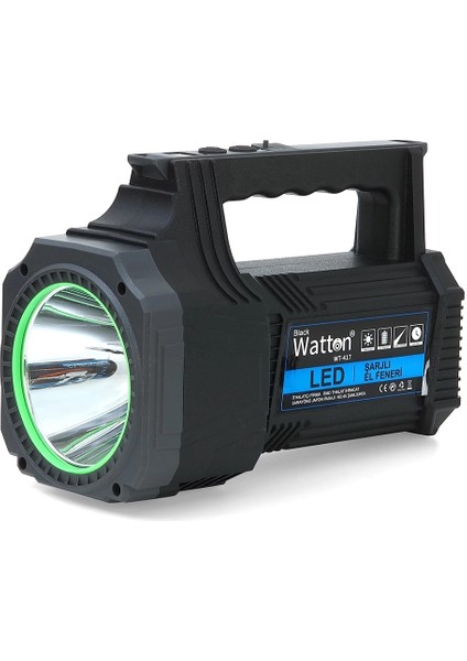 LED Şarjlı El Feneri 25W WT-417 modelleri