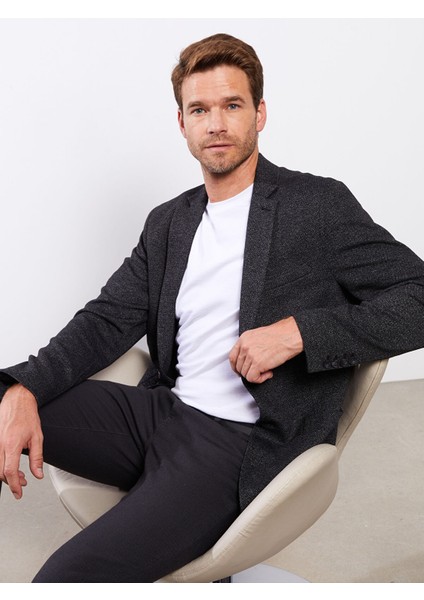 Yeni Sezon Standart Kalıp Erkek Blazer Ceket